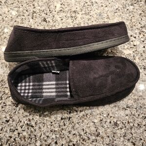 Mens soft brown full heal loafers
